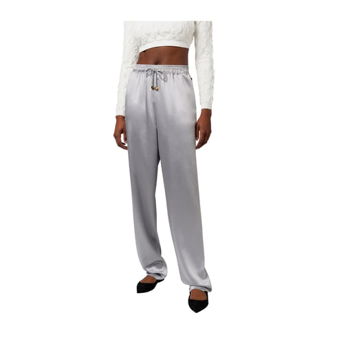 Elisabetta Franchi Pantaloni Pantalone Donna modello joggers Piombo - Francavilla Moda